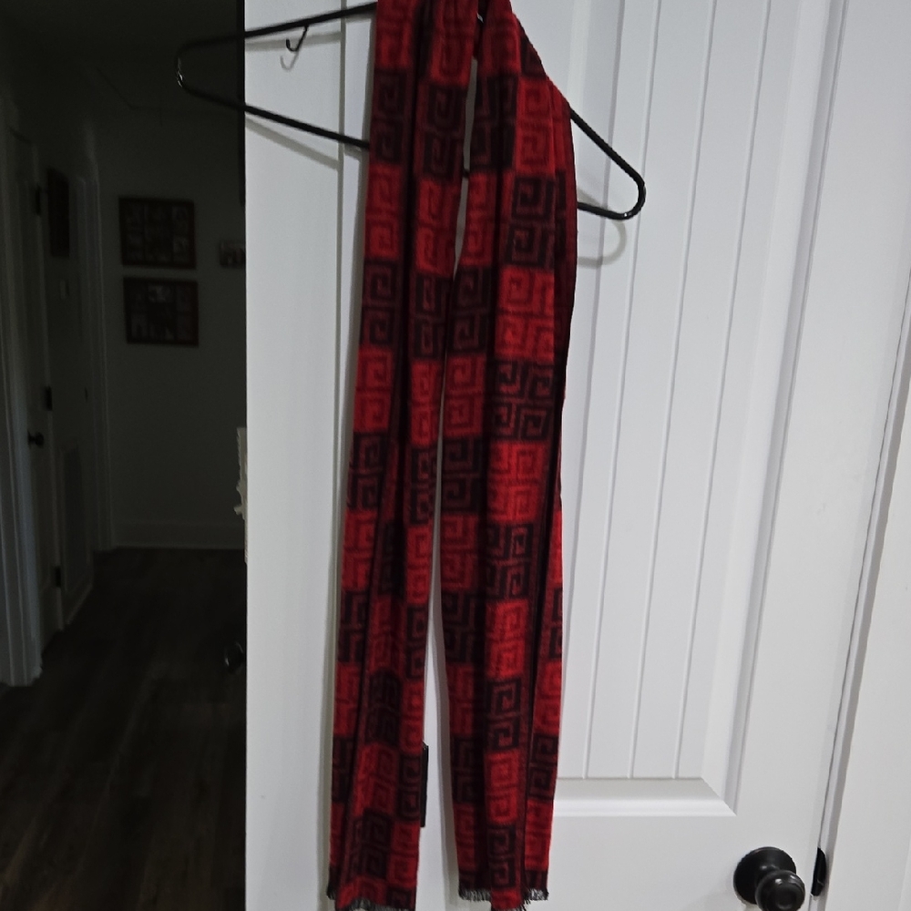 Red and Black Scarf